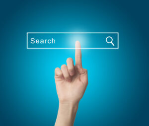 finger-pressing-search-engine